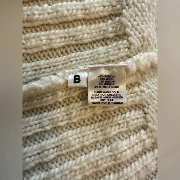Loft cream cardigan size M petite - Picture 3 of 4